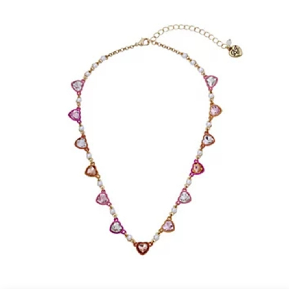 Betsey Johnson XOXO stone heart - Picture 5 of 5